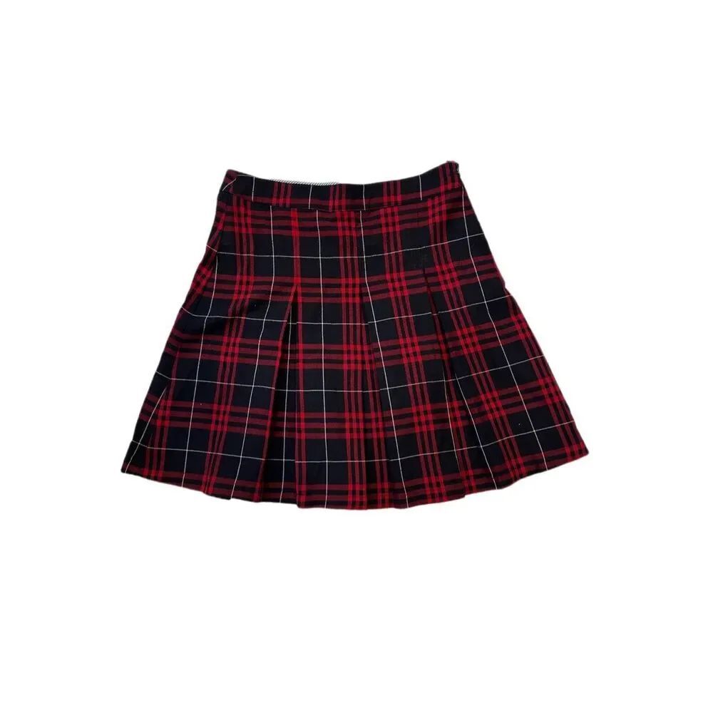 New! Tommy Hilfiger Plaid and Pleated School Girl Skirt Sz 2